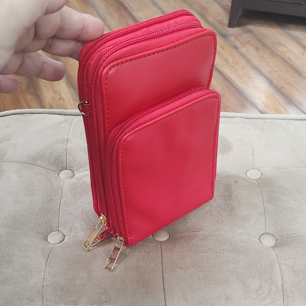 Chic Red Women's Wallet